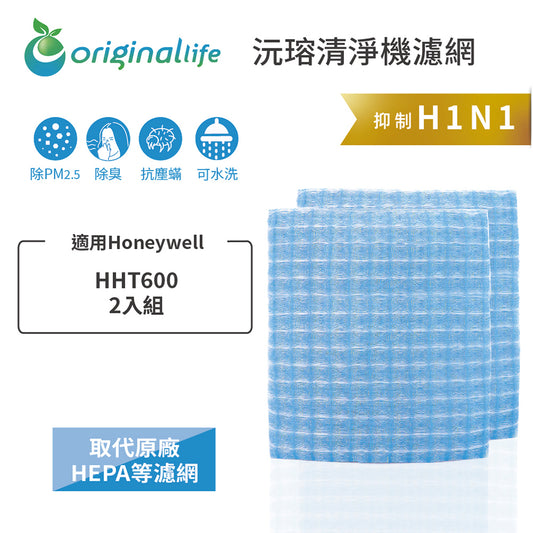 適用HHT600 2入組 取代HEPA【Original Life沅瑢】 長效可水洗 超淨化車用空氣清新機濾網